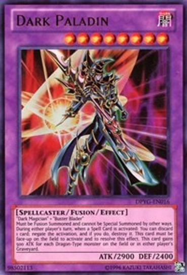 dark paladin yugioh card Yu-Gi-Oh! - (DMG-001) - Duel Masters Guide - Promo Edition Spellcaster/Fusion/Effect Dark Paladin (DPYG-EN016) [Duelist Pack: