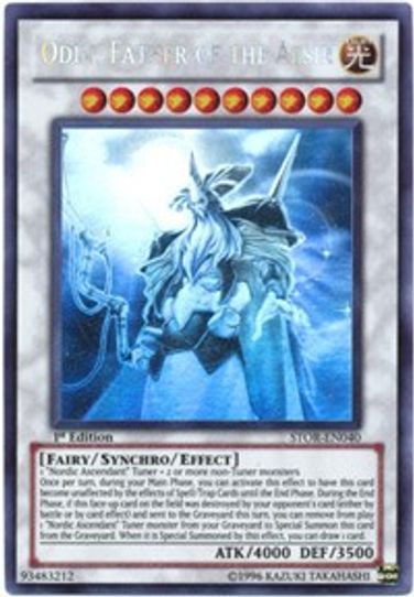 Odin, Father of the Aesir (Ghost Rare) (STOR-EN040) [Storm of Ragnarok Pokemon Plug Odin, Father of the Aesir (Ghost Rare) (STOR-EN040) [Storm of Ragnarok Pokemon Plug