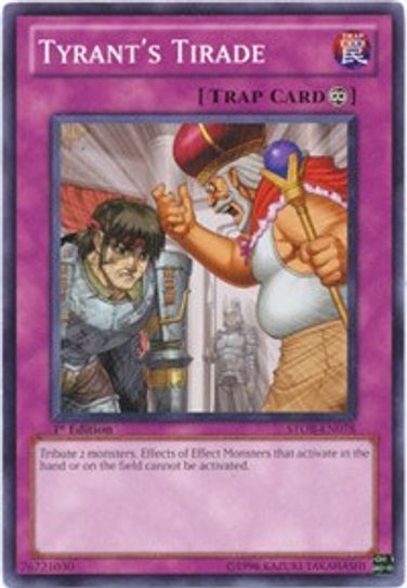 Tyrant's Tirade (STOR-EN078) [Storm of Ragnarok] – Pokemon Plug
