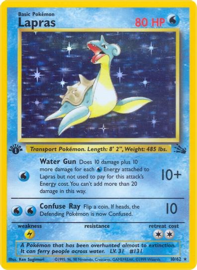  Articuno 17/62 Pokemon Card Very Rare : Toys & Games