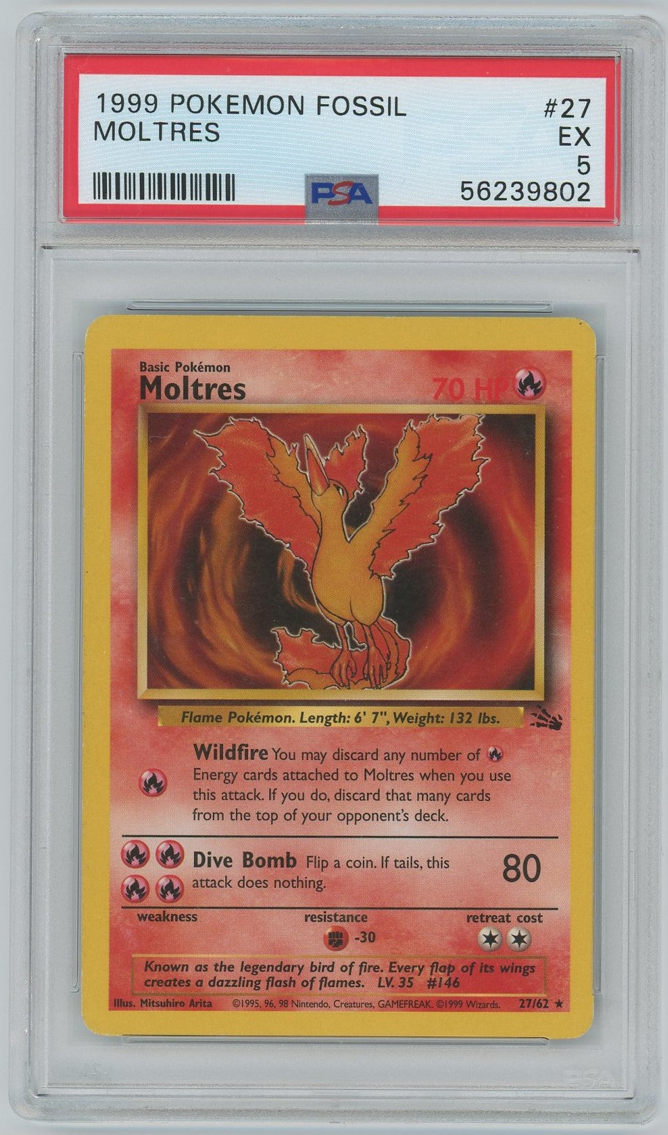 PSA (EX 5) Moltres #27
