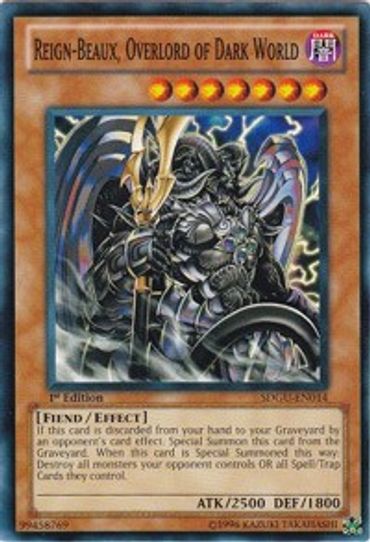 yugioh underworld deck Reign-Beaux, Overlord of Dark World (SDGU-EN014) [Structure Deck: Gate – Pokemon Plug