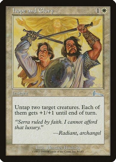 Hope and Glory [Urza's Legacy] – Pokemon Plug