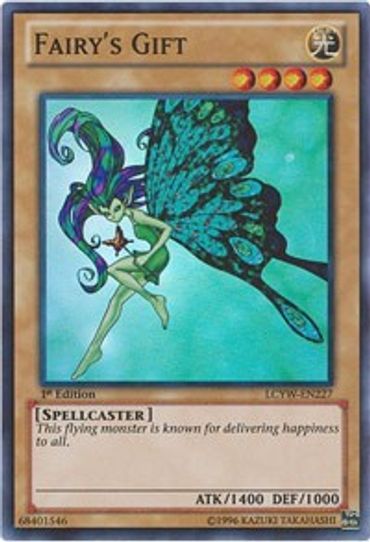 gift card yugioh Fairy's Gift (LCYW-EN227) [Legendary Collection 3: Yugi's World] – Pokemon  Plug