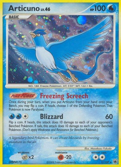articuno pokemon card holo Does anyone have information on this 17/62? : r/PokemonMisprints move any number of Water Energy from your other Pokmon to this Pokmon Articuno Pokemon Card Holographic Credit