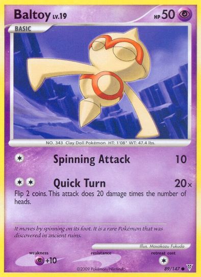 baltoy pokemon card (31) XY Ancient Origins Weakness Grass 2 Resistance None None Retreat Cost Pokmon Card Baltoy 057/163 Sword
