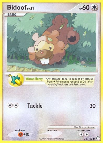 pokemon card bidoof Bidoof Holographic Pokmon TCG Pocket Self Made Card - Sharp Details!