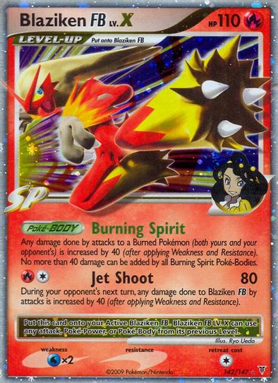 147 142 pokemon card 2009 Platinum Supreme Victors Holo Blaziken FB Lv.X #142 PSA 10 GEM MINT on Fanatics Collect No Size. Blaziken FB Lv.X (142/147) [Supreme