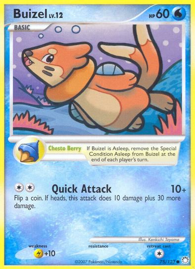 buizel pokemon card Japanese 030/063 sv9a C TCG Water Headbutt (10) Water Pokemon Trading Card Game Shining