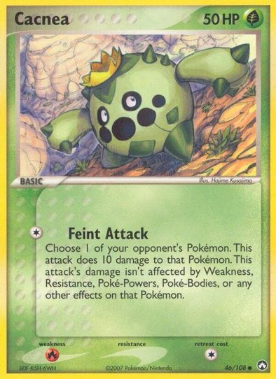 cacnea pokemon card (57/100) - Sandstorm Card Number / Rarity Cacnea 67/127 - pokemon card