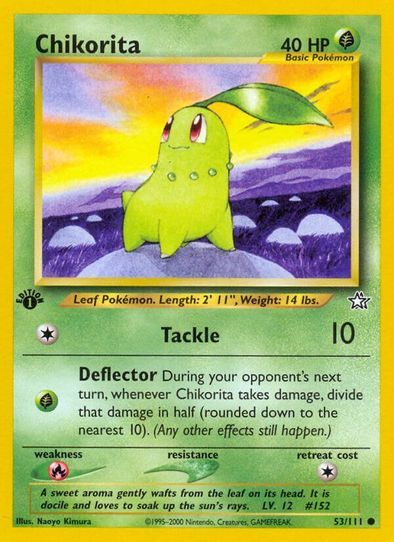 chikorita pokemon card price Chikorita (53) (53) 053 - Unlimited Neo Genesis
