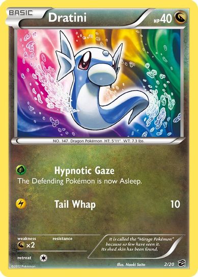 Dratini (2/20) [Black & White: Dragon Vault – Pokemon Plug