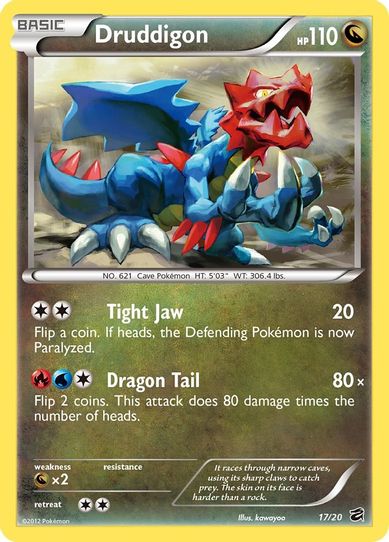 Druddigon (17/20) [Black & White: Dragon Vault