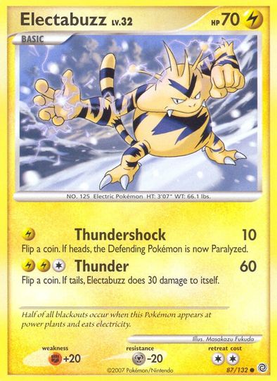 pokemon card value electabuzz Burning Shadows #42 Basic Pokemon Electabuzz | Dex - for