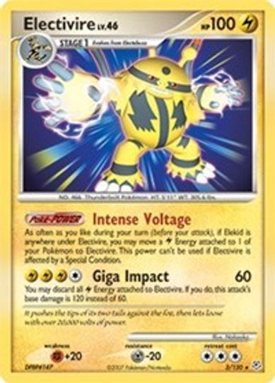 pokemon card electivire 079/063}Electivire ex