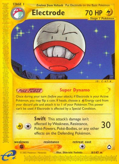 electrode pokemon card Electrode 088/264 NM / M RARE Non Holo Fusion Strike Pokemon Card