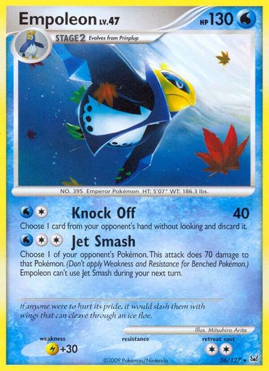 pokemon empoleon card Empoleon V Alternate Art Custom Pokemon Display Case