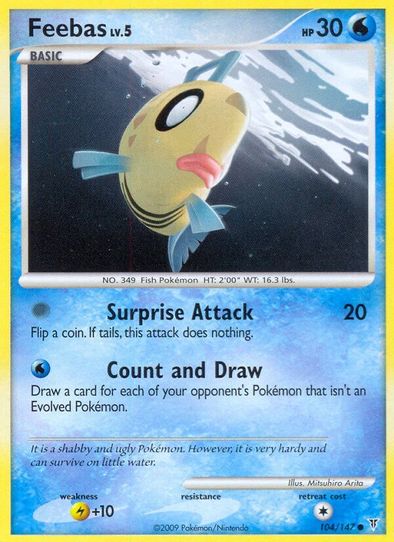 feebas pokemon card Feebas Supreme Victors