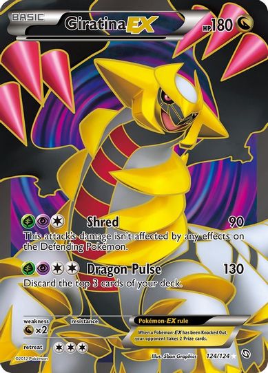 all giratina pokemon cards Single Card PLATINUM Colorless Artist Giratina Cards | Dex -