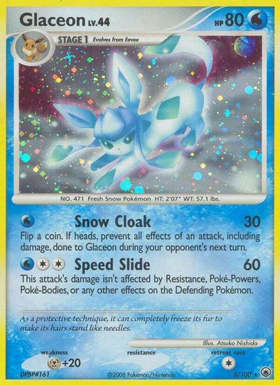 shiny glaceon pokemon card 2022 Sword & Shield Promos V #196 Unlimited AGS 10 Stage 1 Glaceon Cards | Dex -