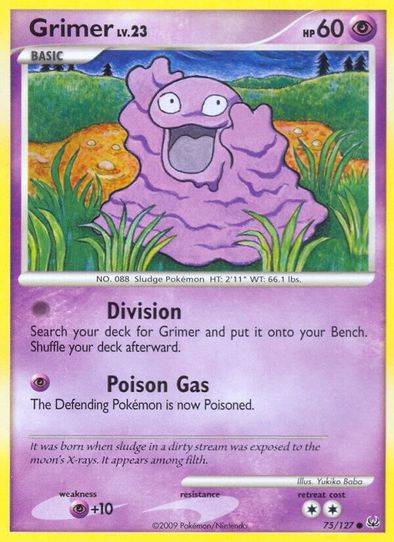 pokemon cards grimer Custom Pokmon Card Slimer Grimer