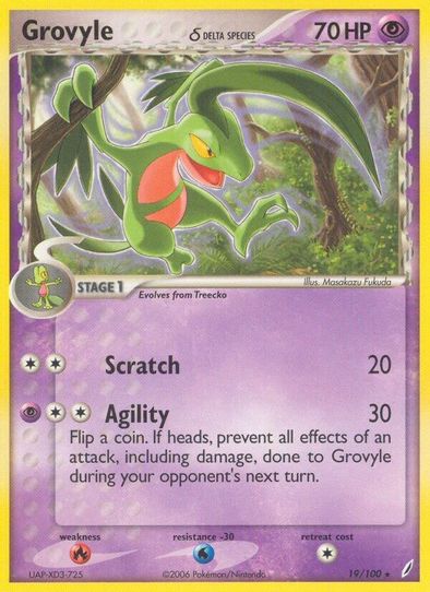 pokemon grovyle card Pokemon Trading Card Game Platinum Arceus Uncommon Grovyle #38