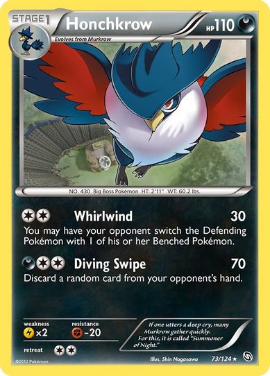 honchkrow pokemon card price Honchkrow (73/124) [Dragons Exalted] – Pokemon Plug