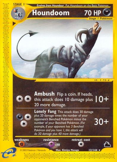 houndoom pokemon cards Team Magmas 34/95 Pokmon Card Colorless Artist Houndoom Price - Unseen Forces
