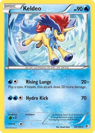 Keldeo (48/149) [Black & White: Boundaries Crossed] – Pokemon Plug