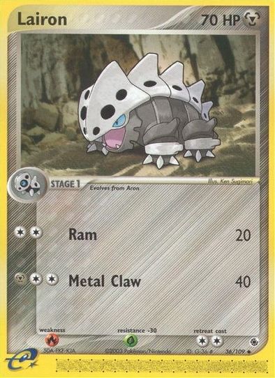 lairon pokemon card price Lairon - 36/109/109 - Reverse Holofoil Ruby and Sapphire