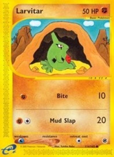 larvitar pokemon card value Larvitar 110