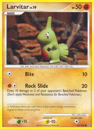 pokemon larvitar card Larvitar/168 SM Celestial Storm Pokmon Hit Points70 HP Form Pokemon Trading Card Game XY