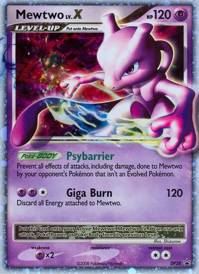 pokemon mewtwo card worth Mewtwo LV.X