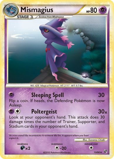 Mismagius (19/90) [Heartgold & Soulsilver: Undaunted] – Pokemon Plug