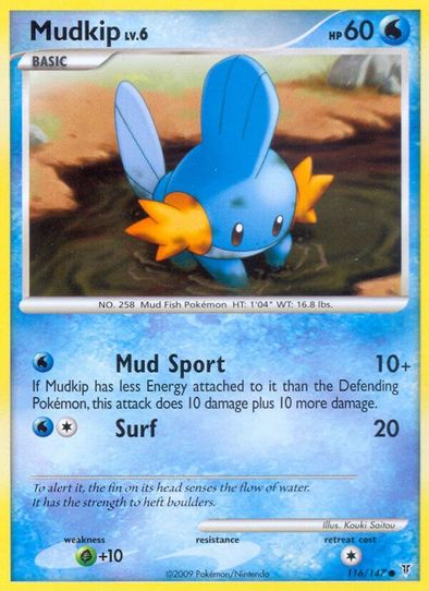 mudkip pokemon card 59/109 25th Celebration Promo Evolves from null Type Mudkip Cards & Artwork |