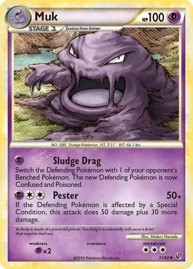 Muk (31/90) [Heartgold & Soulsilver: Undaunted] – Pokemon Plug