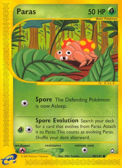 pokemon paras card (Genetic Apex #14/226, 1-Diamond) Mint / near mint condition trading card Paras Cards | Dex -