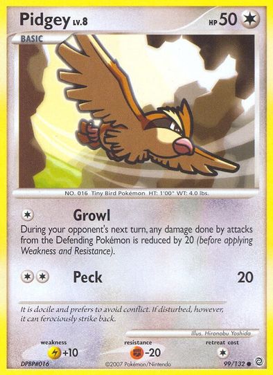 shiny pidgey pokemon card 1x Pidgey - 196/091 - Shiny Rare NM-Mint Pokemon SV04.5 - Paldean Fates
