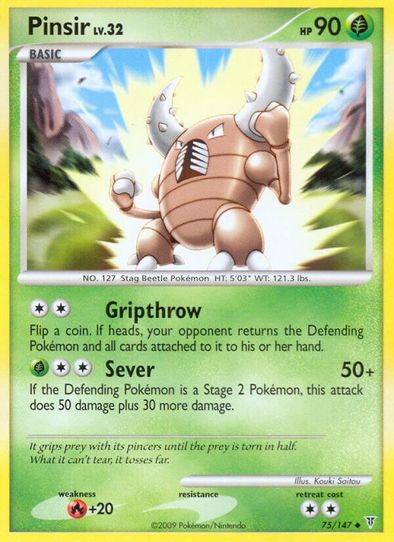 pokemon card pinsir Amazon.com: Pokemon - Pinsir - 6/149