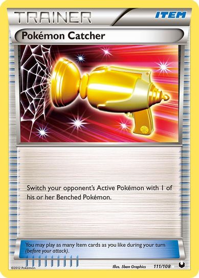 Pokemon Catcher (Gold) (111/108) [Black & White: Dark Explorers]  Pokemon  Plug