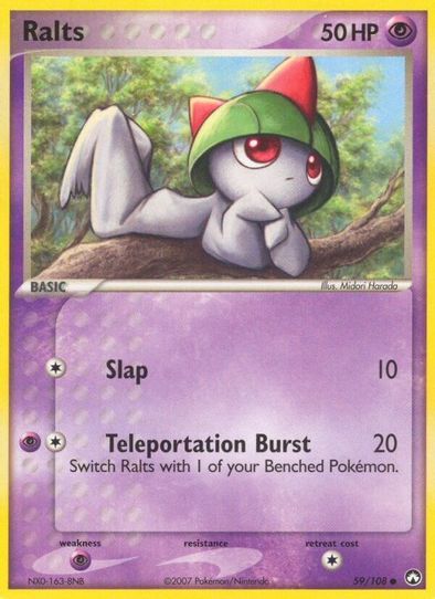 pokemon card ralts TCG: #211 PSA 10 Weakness Psychic +10 Retreat Cost Pokemon Card Ralts Plusle Plusle