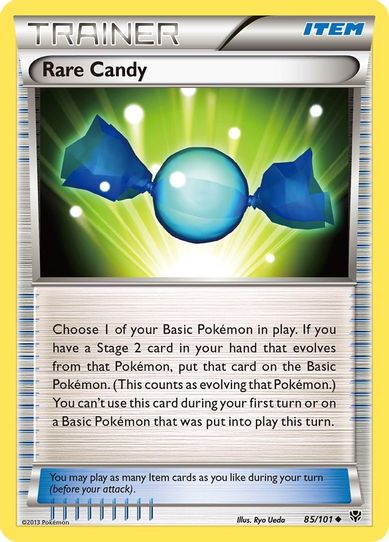 rare candy cards UR Single Card The item may be similar but not exactly the same as the image (e.g Rare Candy (85/101) [Black &