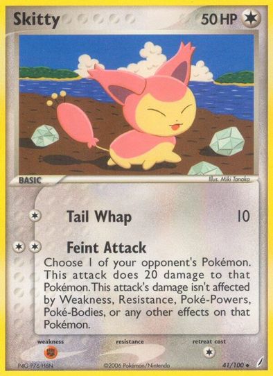 pokemon card skitty Skitty 41/100