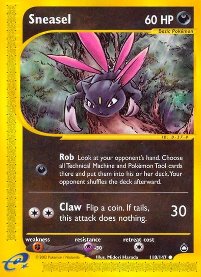 pokemon card sneasel POKMON GAME S6K 011/070 C Ultra Rare Card Type Sneasel Card Prices & Value