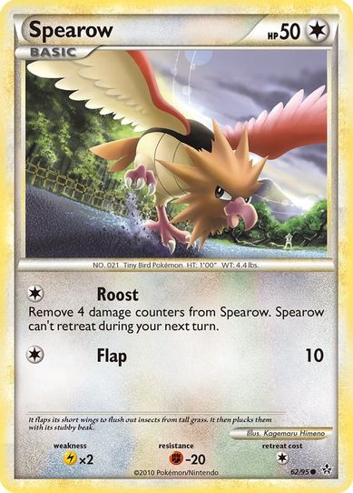 1995 spearow pokemon card value Single 97/149 SUN & MOON Base Toys & Games favorite character Spearow (62/95) [Heartgold & Soulsilver:
