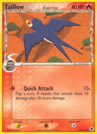 pokemon card taillow Taillow - 156/182 - Destined Rivals