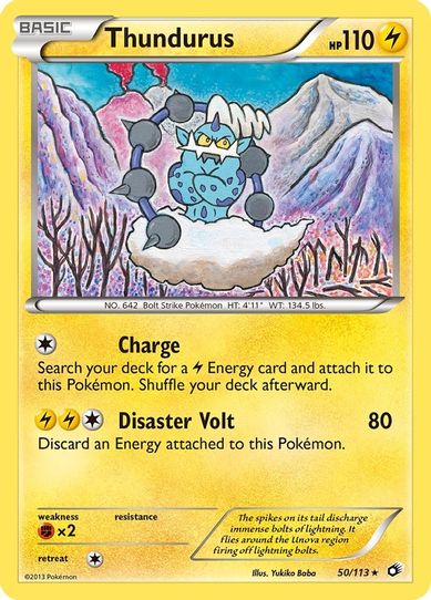 thundurus ex pokemon card price Pokemon X & Y Roaring Skies Ultra Rare Holo Full Art Thundurus-EX #98
