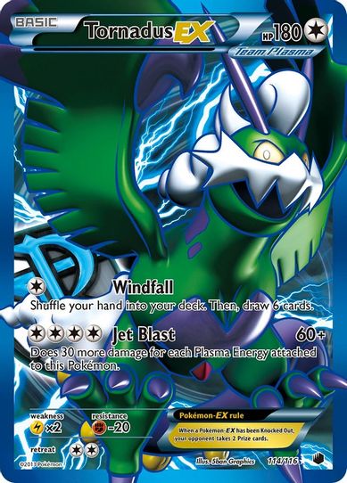 pokemon card tornadus Vmax & V - 125/163 - Chilling Reign Colorless / 120 / Basic Card Text Tornadus - 158/086 - SV11W: