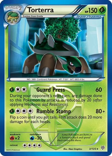 team plasma pokemon cards worth Torterra (Team Plasma) (3/135) [Black & White: Plasma Storm] – Pokemon Plug