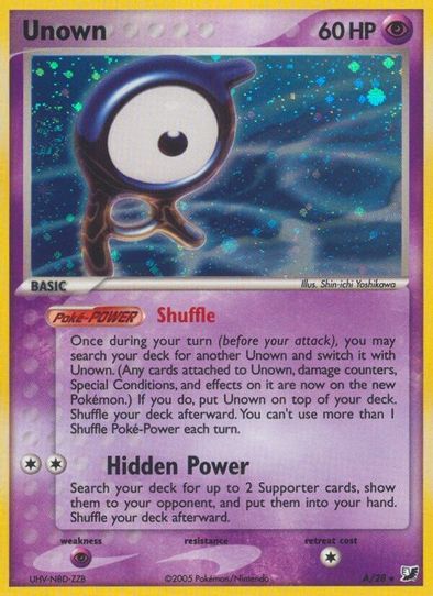 are unown pokemon cards rare Unown (A) (A/28) [Unseen Forces] – Pokemon Plug